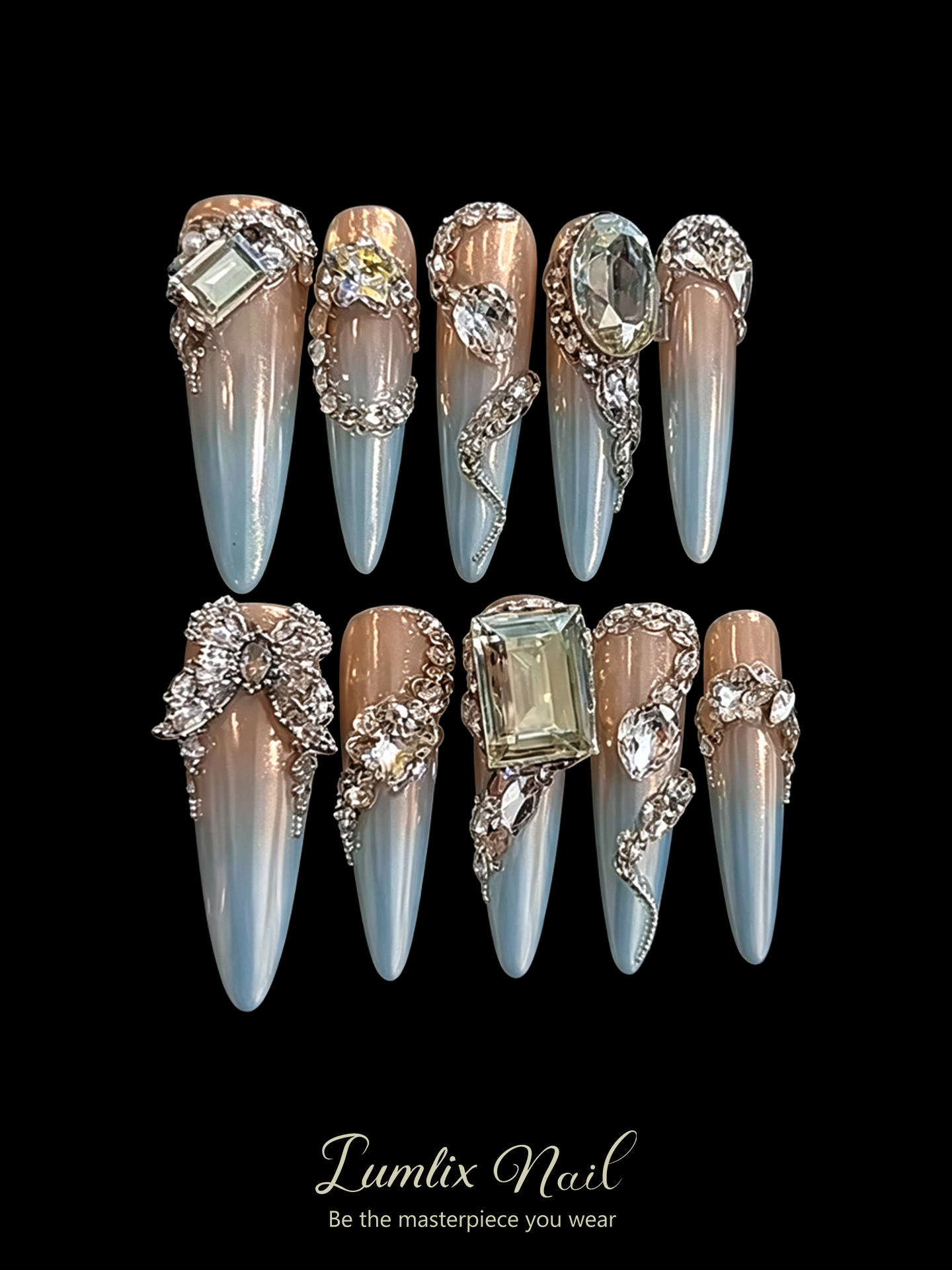 Celestial Serpent's Embrace | LUMlix Haute Nail