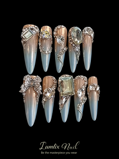 Celestial Serpent's Embrace | LUMlix Haute Nail
