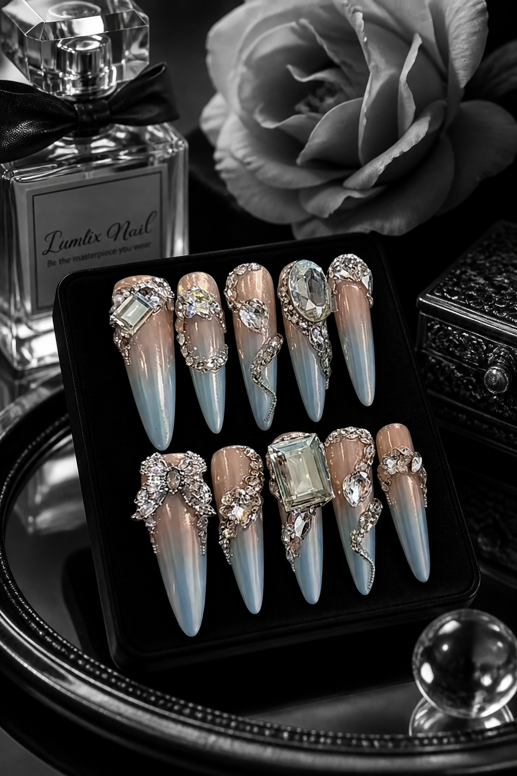 Celestial Serpent's Embrace | LUMlix Haute Nail