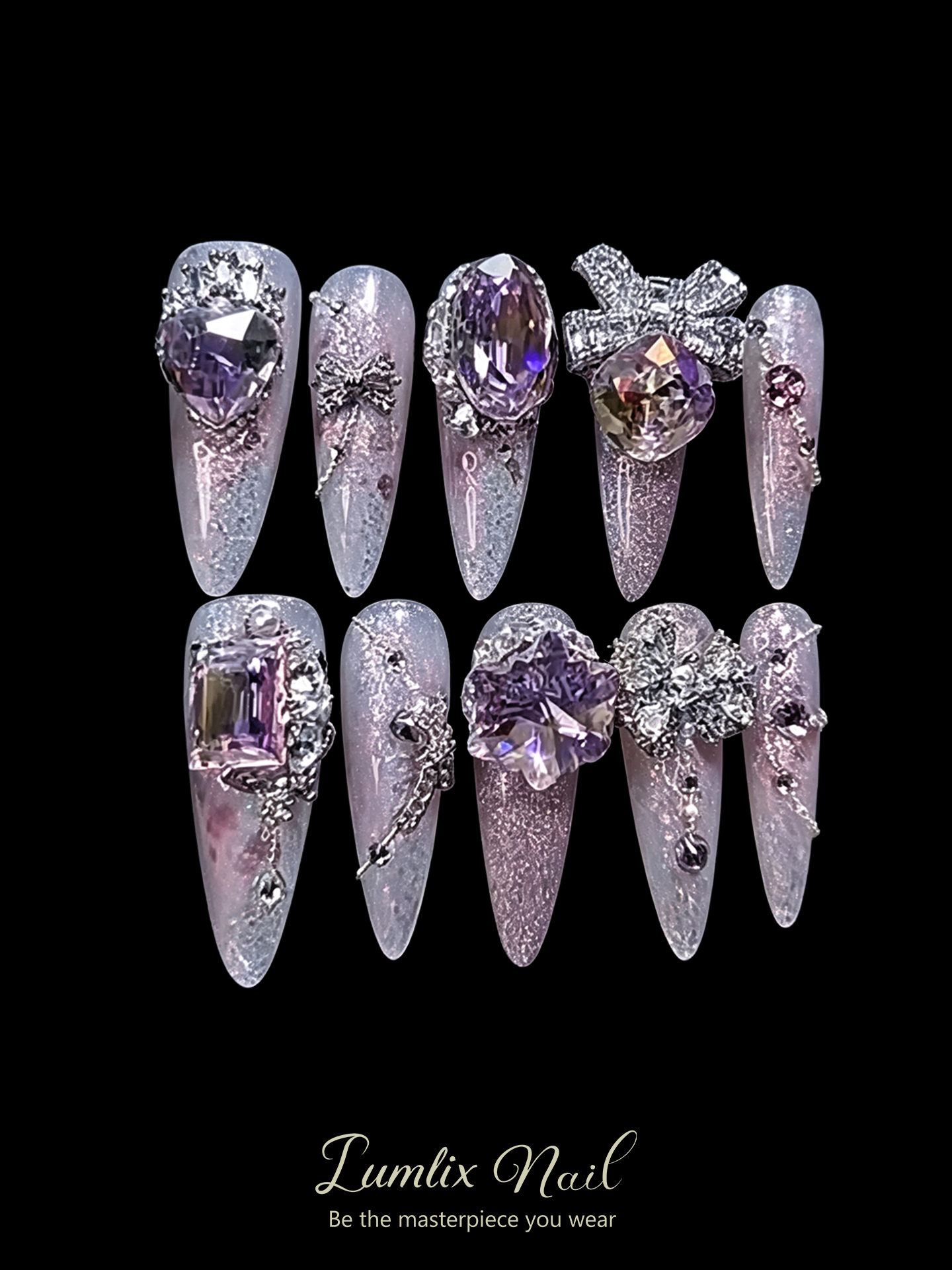 Amethyst Reverie | LUMlix Haute Nail