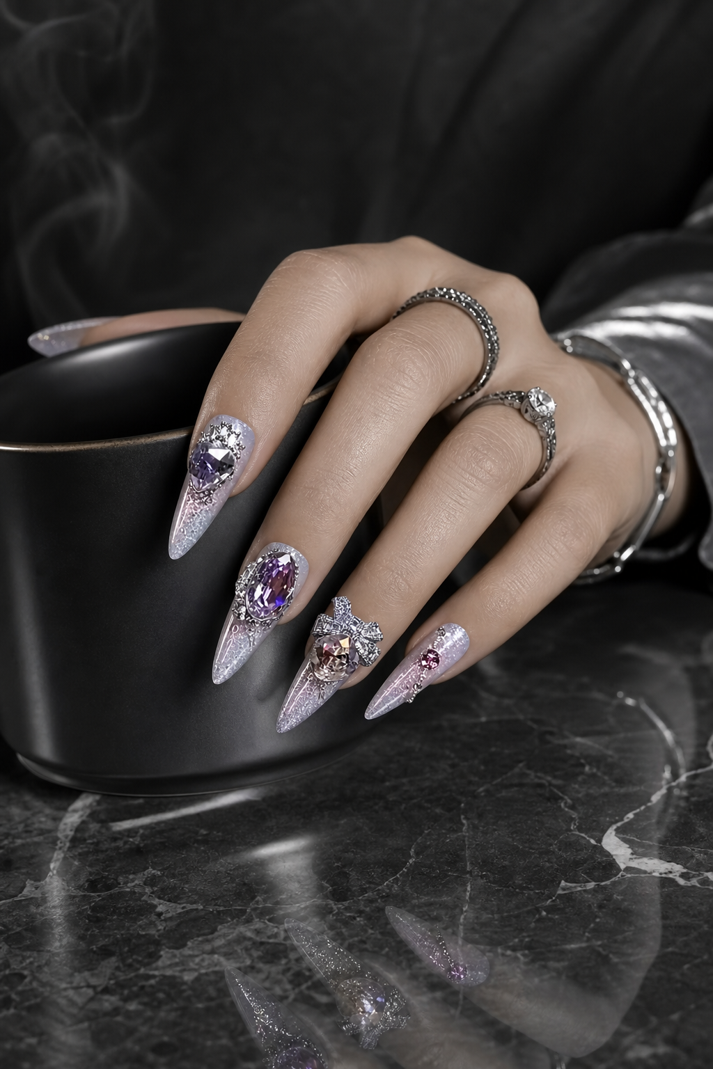 Amethyst Reverie | LUMlix Haute Nail
