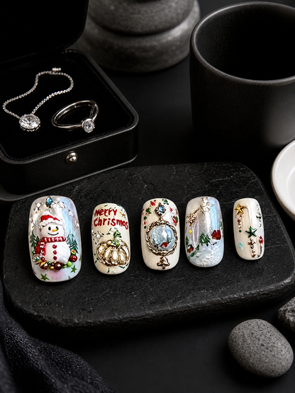 Nostalgic Winter Rhapsody | LUMlix Haute Nail