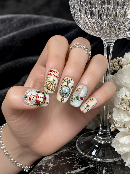 Nostalgic Winter Rhapsody | LUMlix Haute Nail