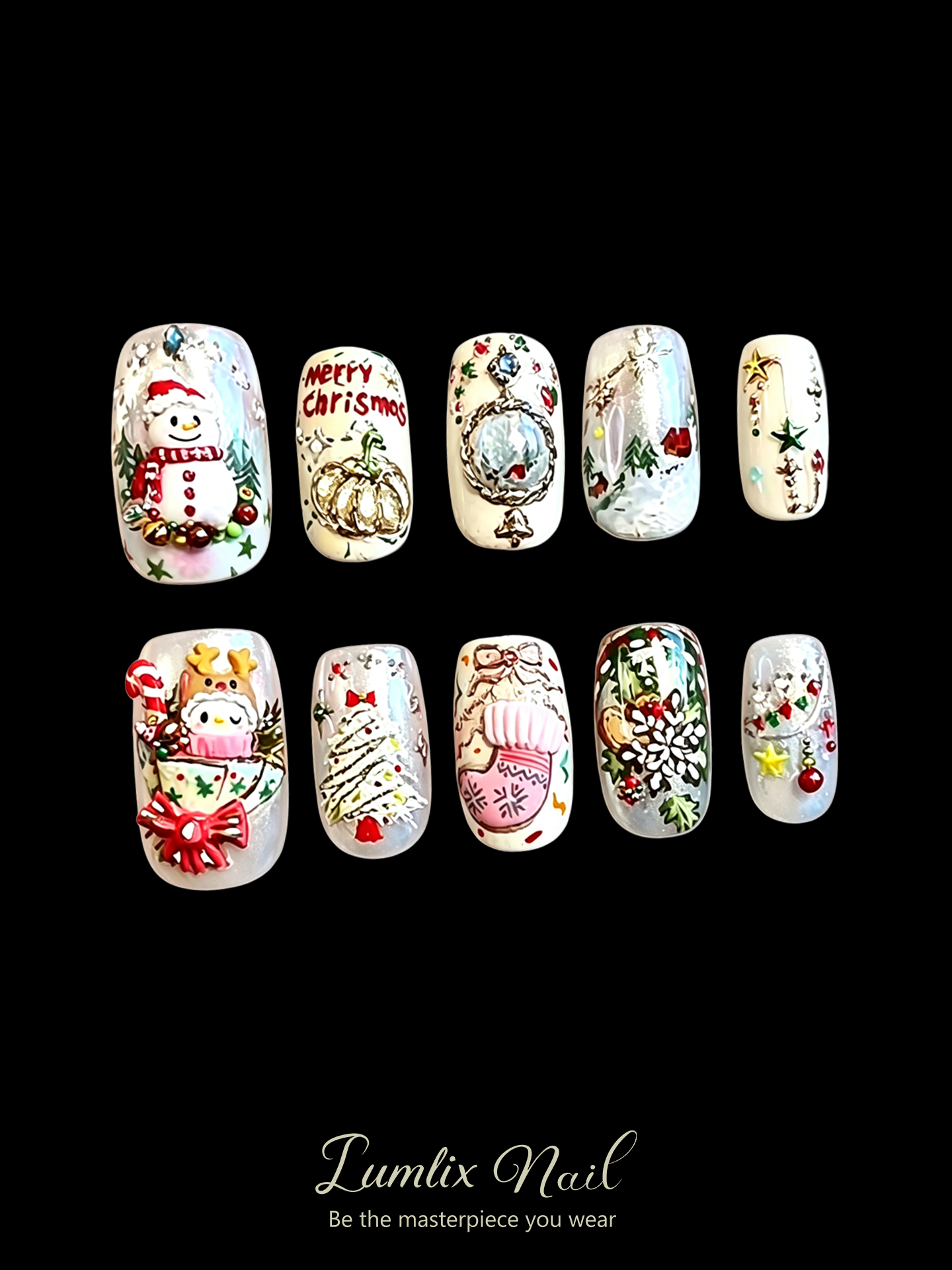 Nostalgic Winter Rhapsody | LUMlix Haute Nail