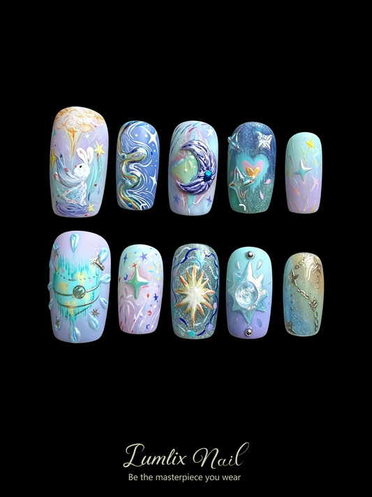 Celestial Dreamweaver’s Reverie | LUMlix Haute Nail