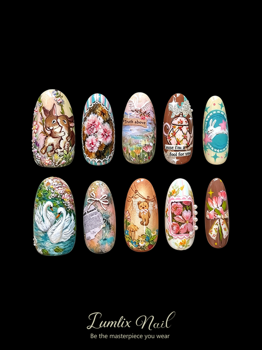 Enchanted Storybook Reverie | LUMlix Haute Nail