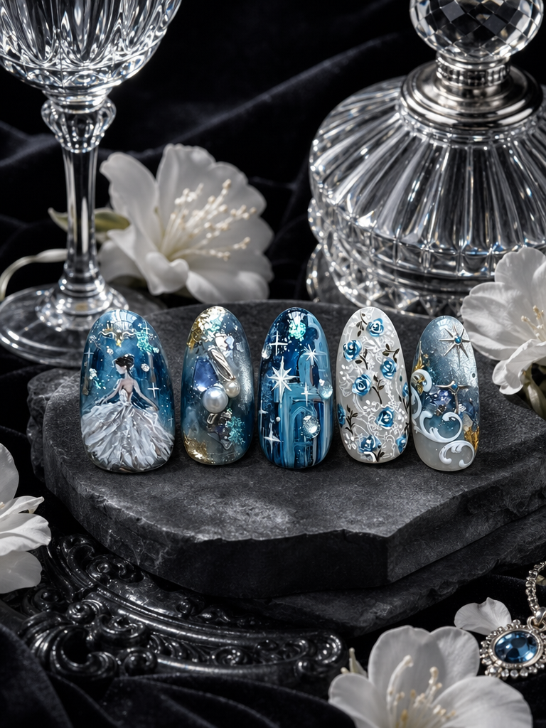 Midnight Cinderella's Waltz | LUMlix Haute Nail