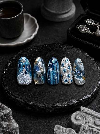 Midnight Cinderella's Waltz | LUMlix Haute Nail