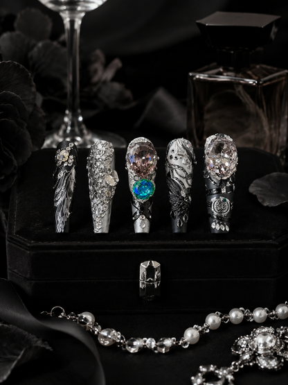 Obsidian Dragon's Gaze | LUMlix Haute Nail