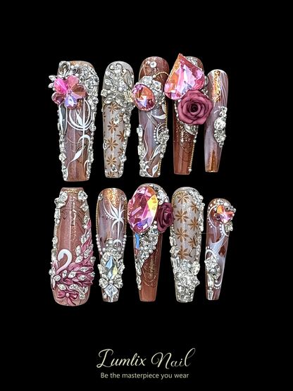 Velvet Twilight Opulence | LUMlix Haute Nail