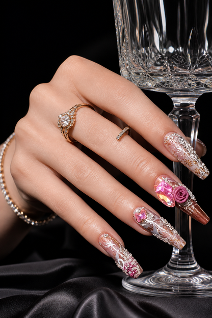 Velvet Twilight Opulence | LUMlix Haute Nail
