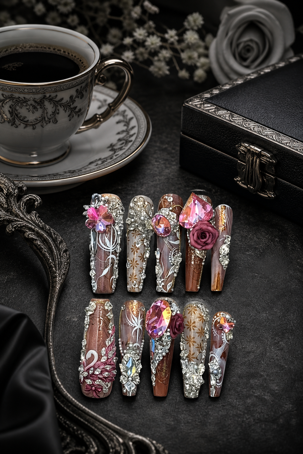 Velvet Twilight Opulence | LUMlix Haute Nail