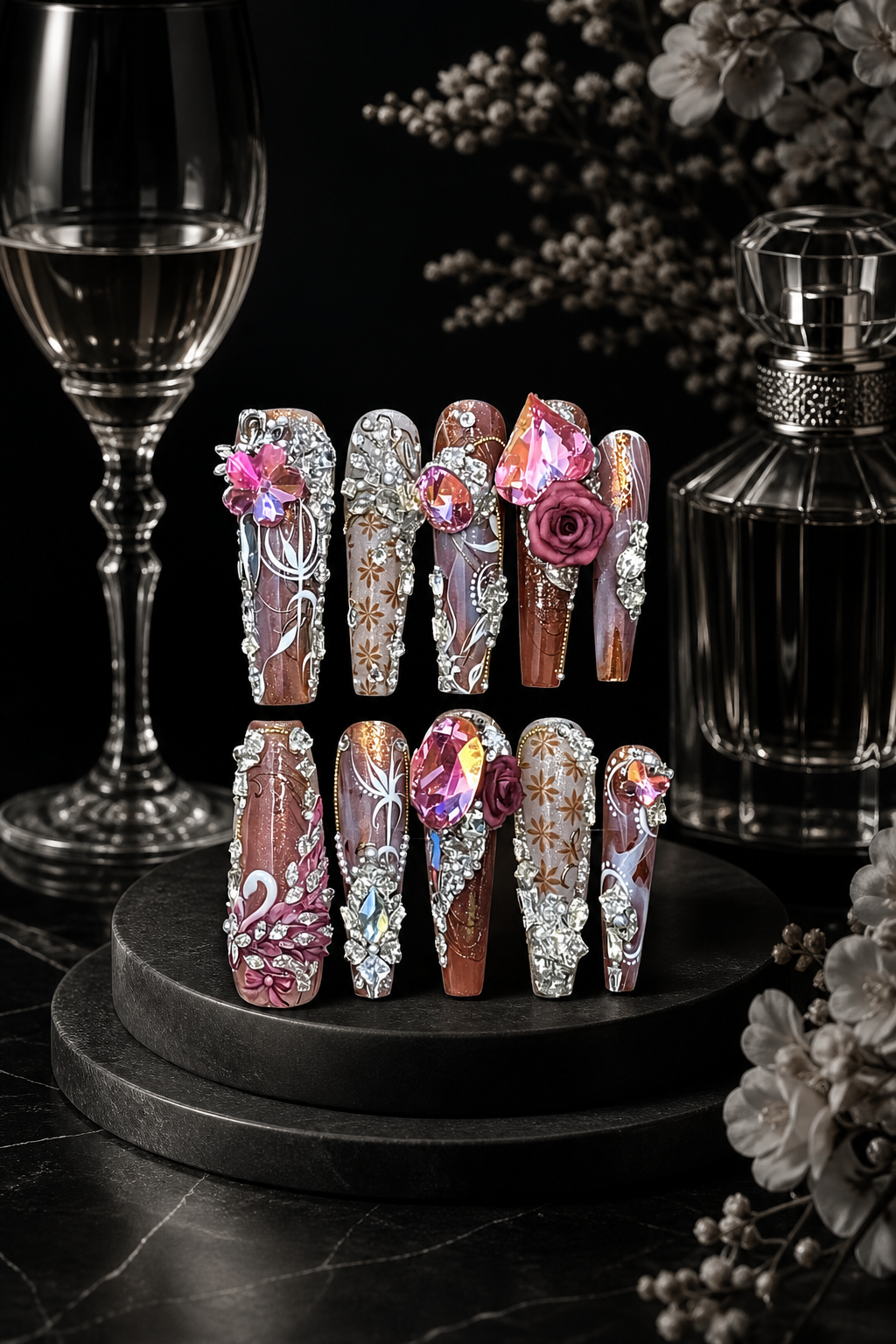 Velvet Twilight Opulence | LUMlix Haute Nail