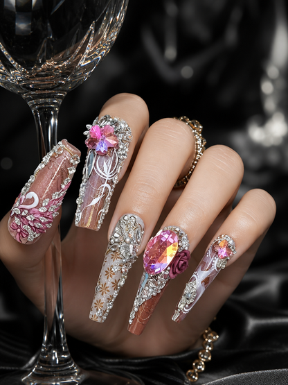 Gilded Twilight Reverie | LUMlix Haute Nail