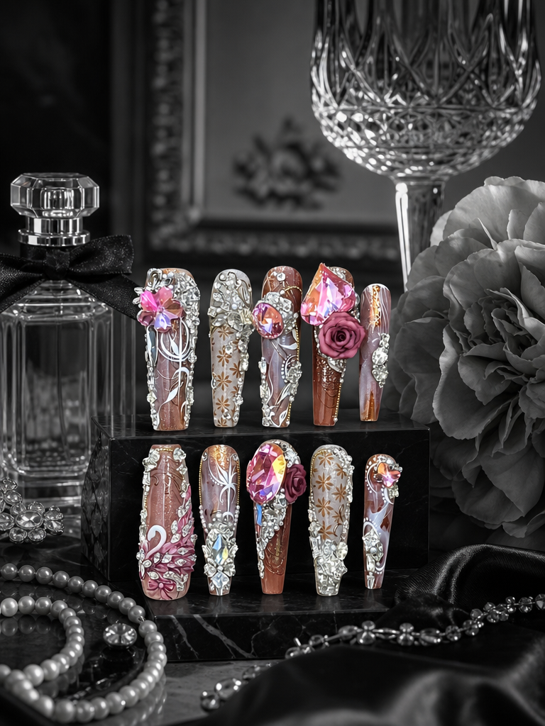 Gilded Twilight Reverie | LUMlix Haute Nail