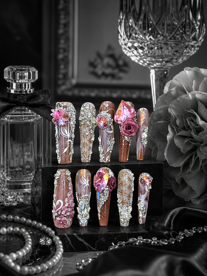 Gilded Twilight Reverie | LUMlix Haute Nail