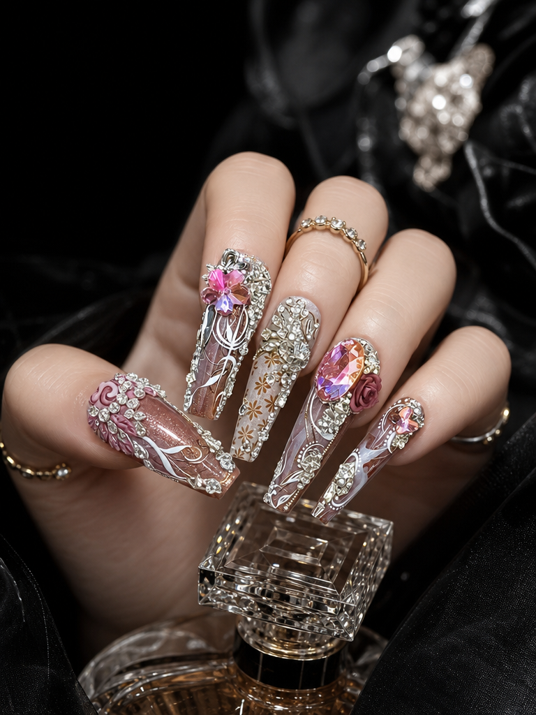 Gilded Twilight Reverie | LUMlix Haute Nail