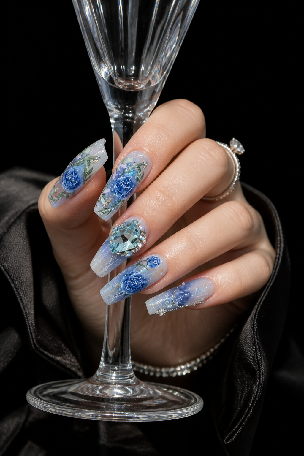 Azure Frost Serenade | LUMlix Haute Nail