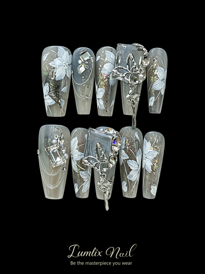 Lunar Frost Reverie | LUMlix Haute Nail
