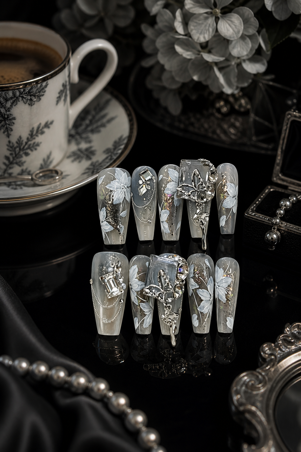 Lunar Frost Reverie | LUMlix Haute Nail
