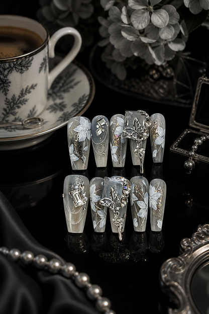 Lunar Frost Reverie | LUMlix Haute Nail