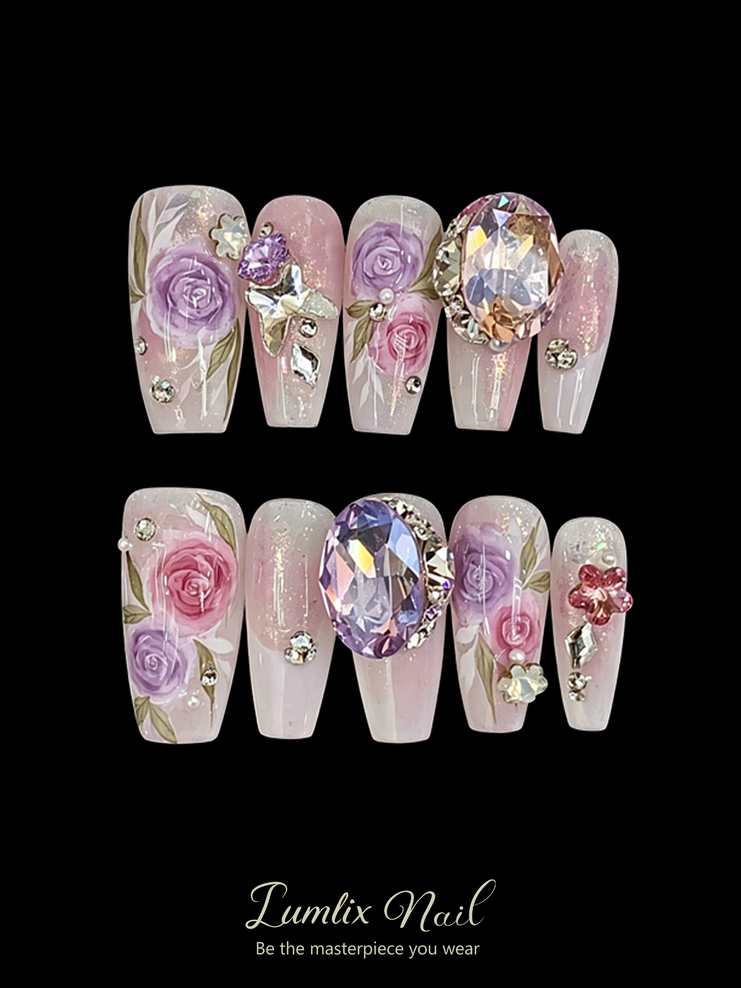 Violet Aurora Reverie | LUMlix Haute Nail