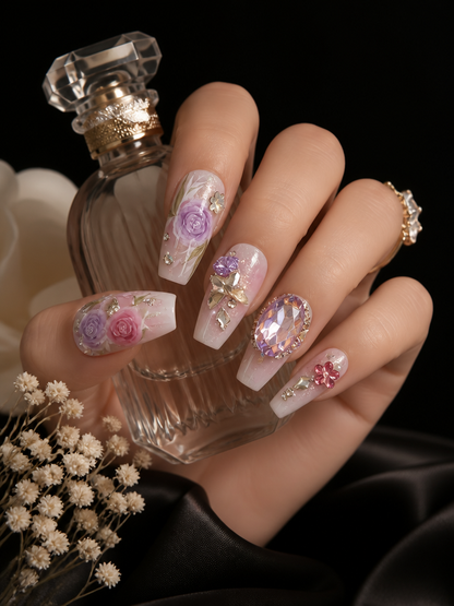 Violet Aurora Reverie | LUMlix Haute Nail