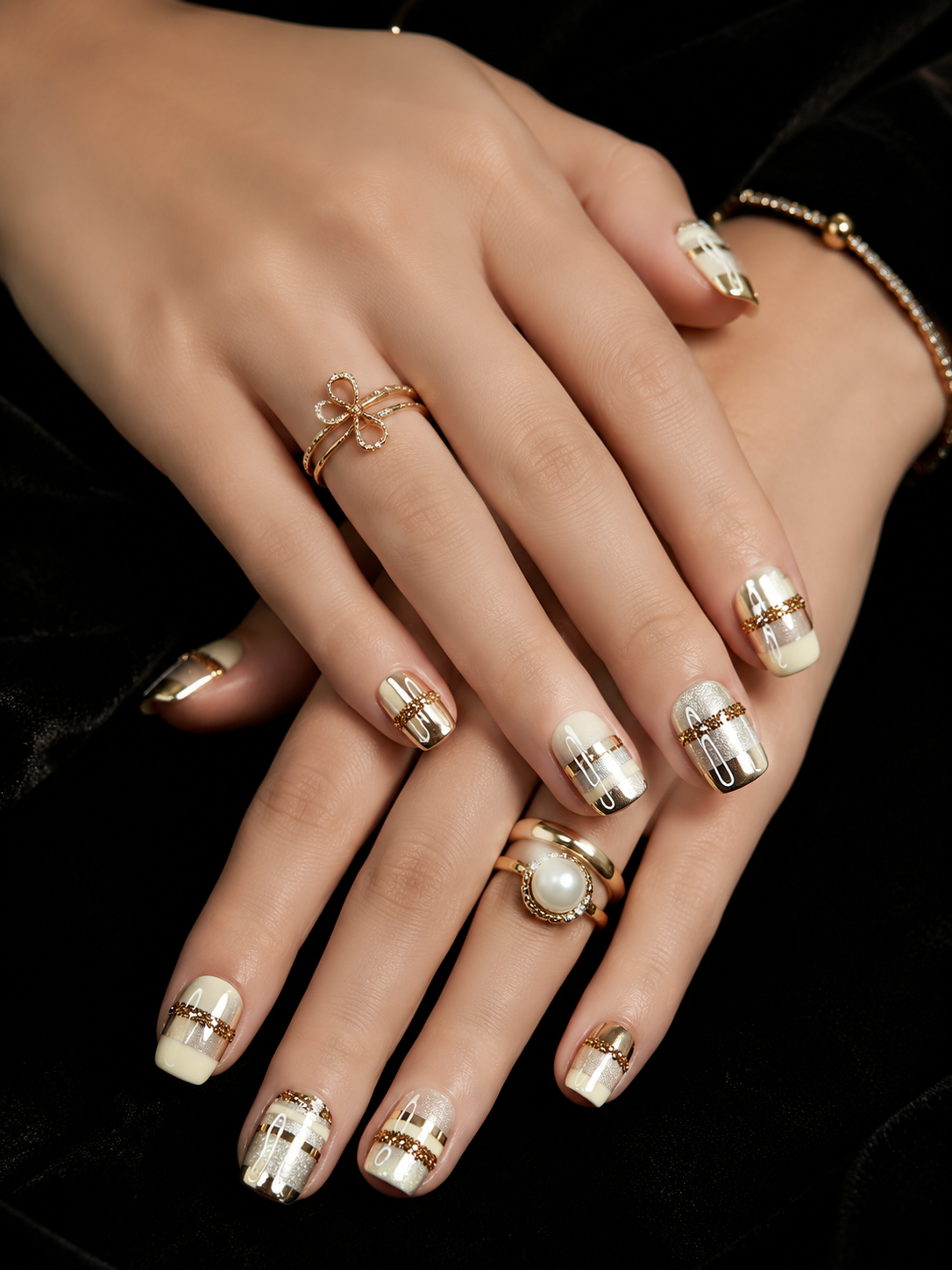 Gilded Horizon Sonata | LUMlix Haute Nail