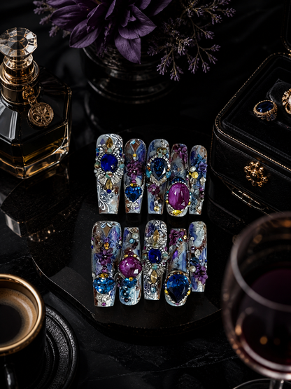 Midnight Byzantine Mosaic | LUMlix Haute Nail