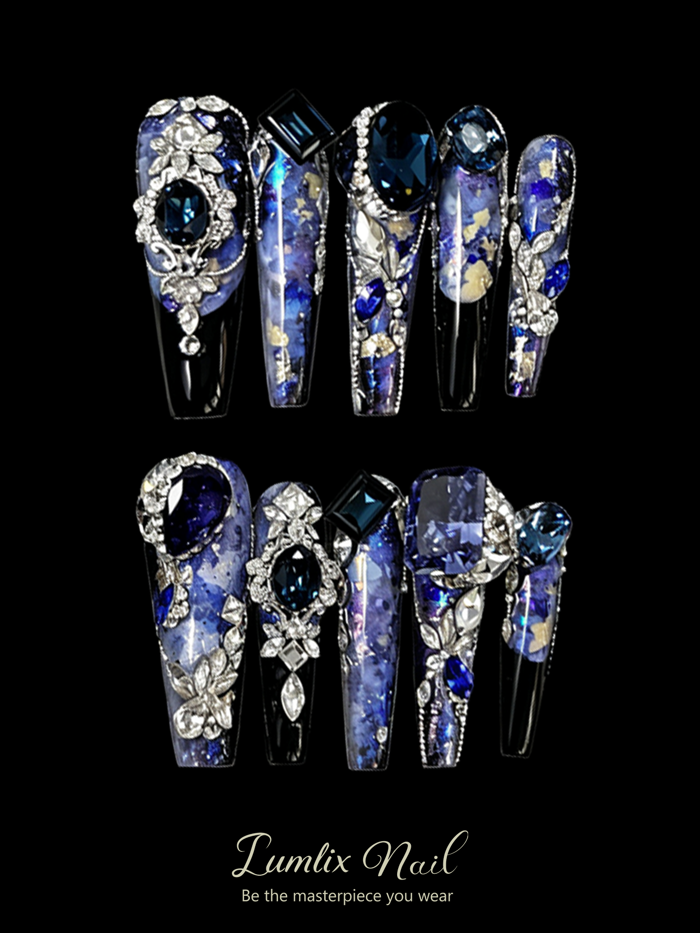 Midnight Abyss & Starlight Relic | LUMlix Haute Nail