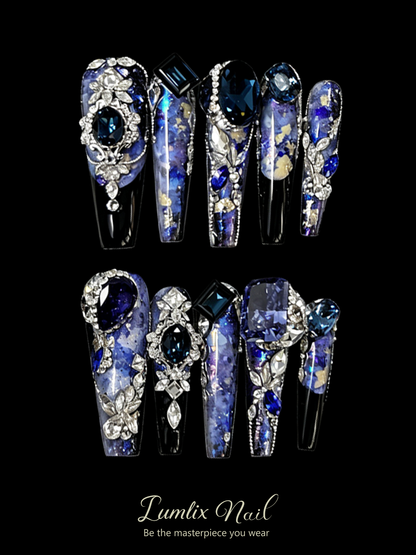 Midnight Abyss & Starlight Relic | LUMlix Haute Nail