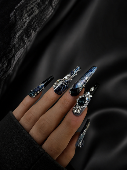 Midnight Abyss & Starlight Relic | LUMlix Haute Nail