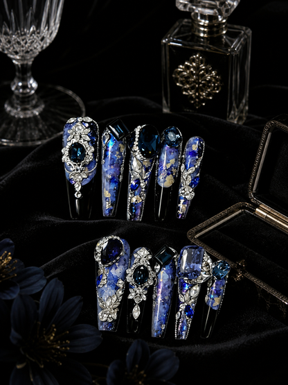 Midnight Abyss & Starlight Relic | LUMlix Haute Nail