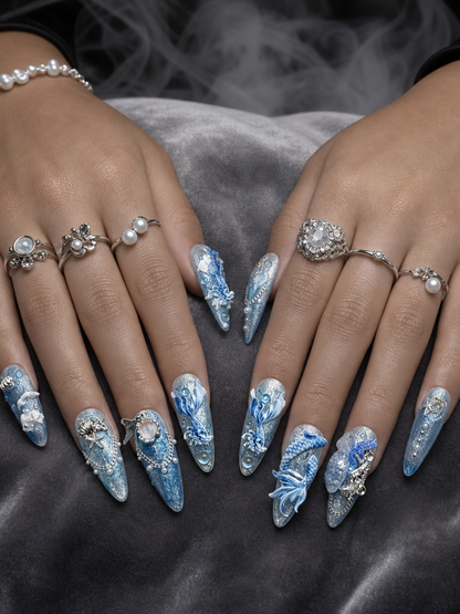 Sirene's Abyssal Crown | LUMlix Haute Nail