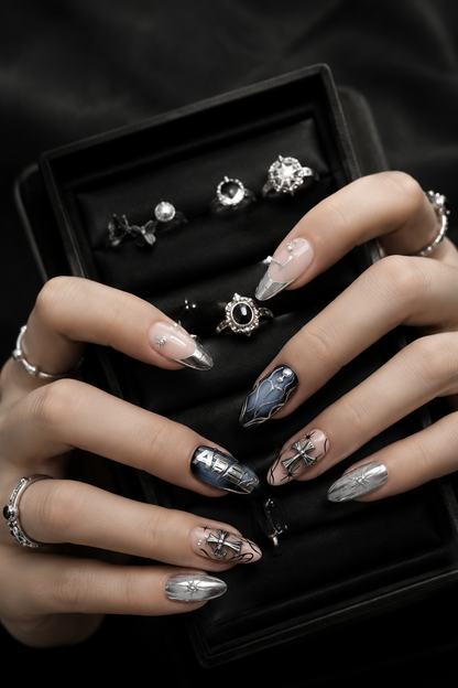 Lunar Frost Reverie | LUMlix Haute Nail