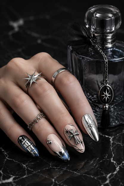 Lunar Frost Reverie | LUMlix Haute Nail