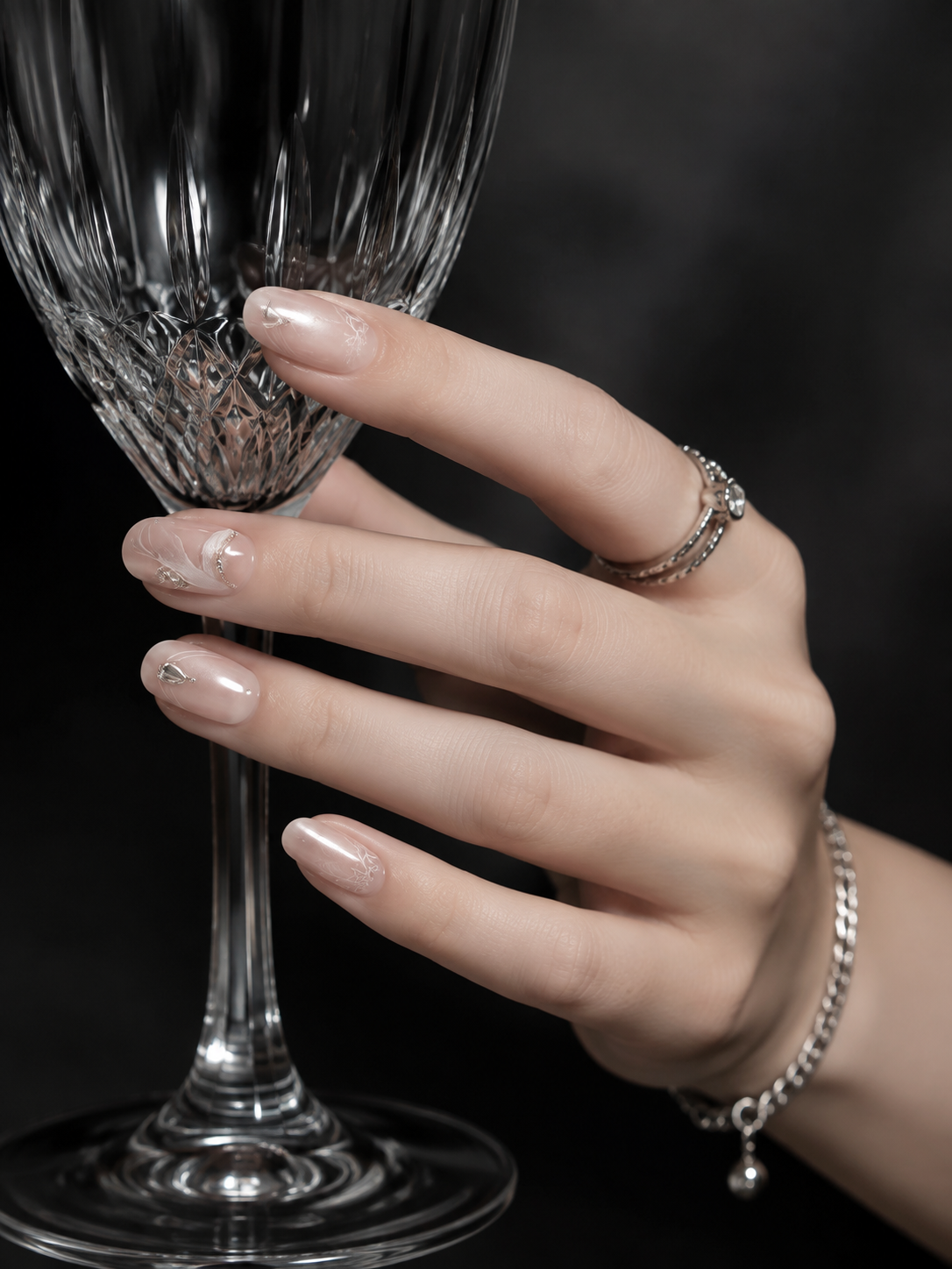 Aurora’s Whispering Veil | LUMlix Haute Nail