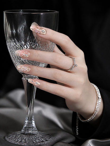 Gilded Butterfly Muse | LUMlix Haute Nail