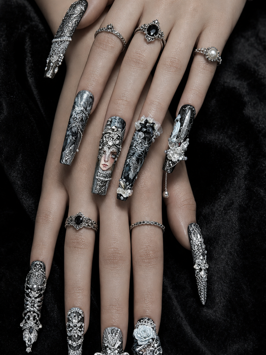 Nocturnal Sovereign's Gaze | LUMlix Haute Nail