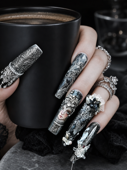 Nocturnal Sovereign's Gaze | LUMlix Haute Nail