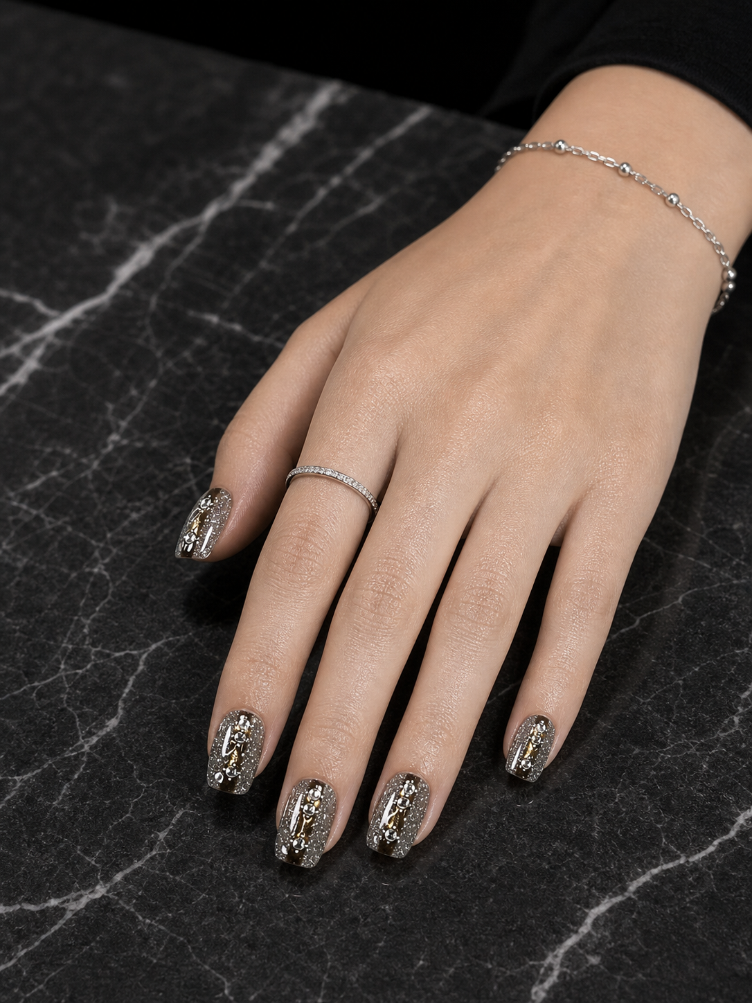 Celestial Midnight Reverie | LUMlix Haute Nail