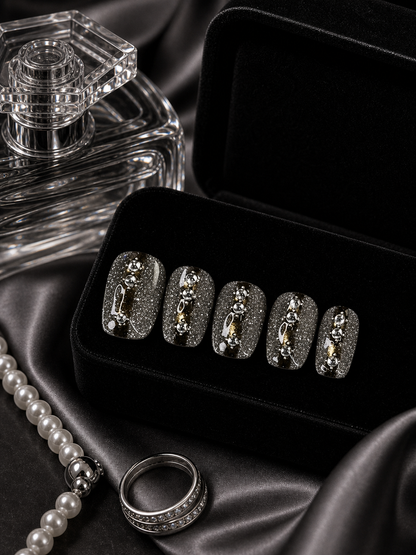 Celestial Midnight Reverie | LUMlix Haute Nail