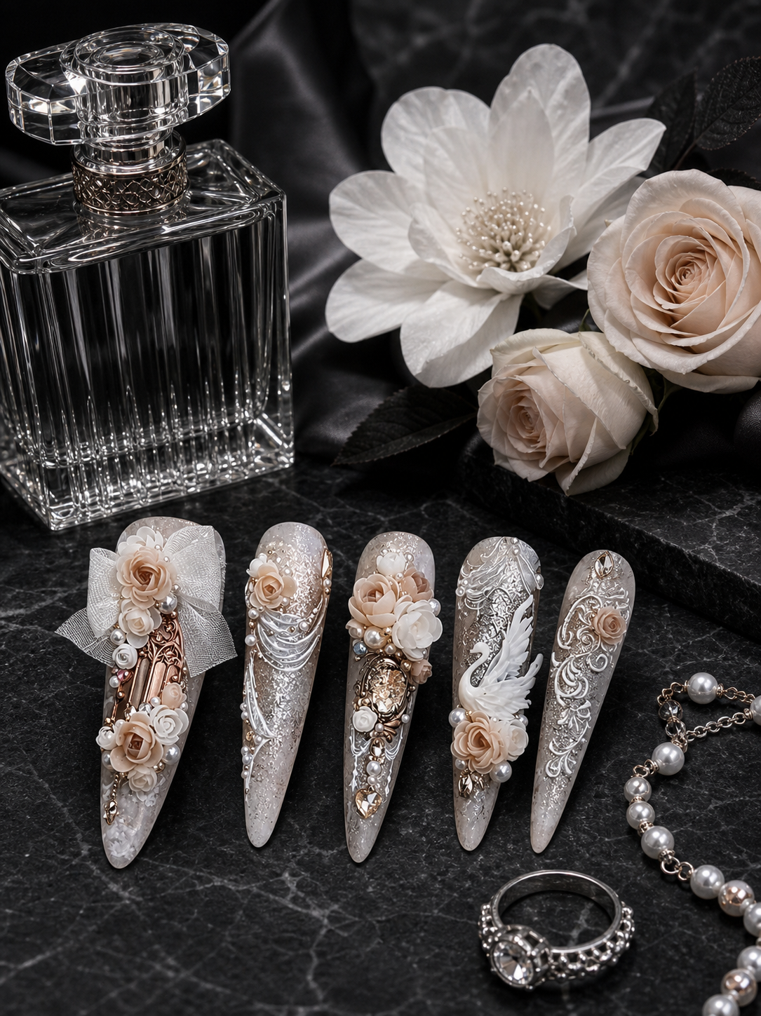 Swan Lake Couture | LUMlix Haute Nail