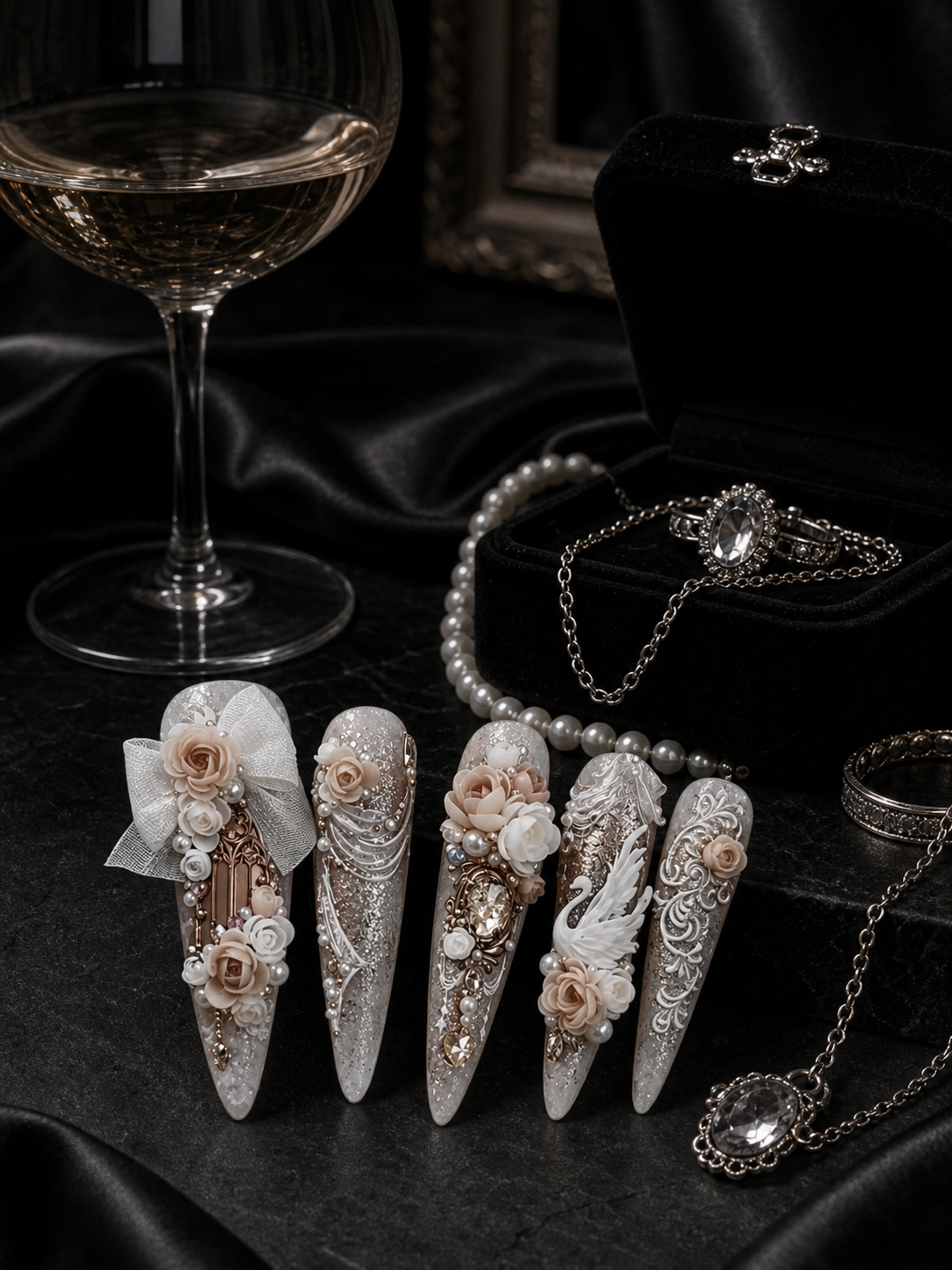 Swan Lake Couture | LUMlix Haute Nail