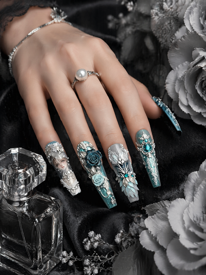 L'Âme de la Rose Noire | LUMlix Haute Nail