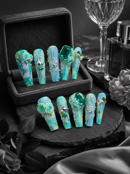 Ethereal Siren's Lullaby | LUMlix Haute Nail
