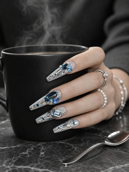 Sapphire Sovereign | LUMlix Haute Nail
