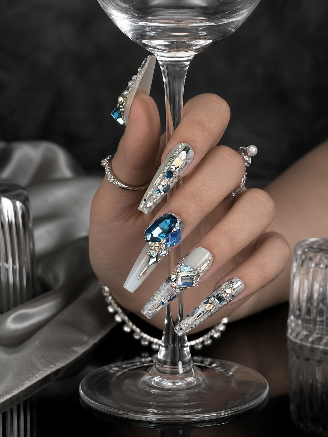 Sapphire Sovereign | LUMlix Haute Nail