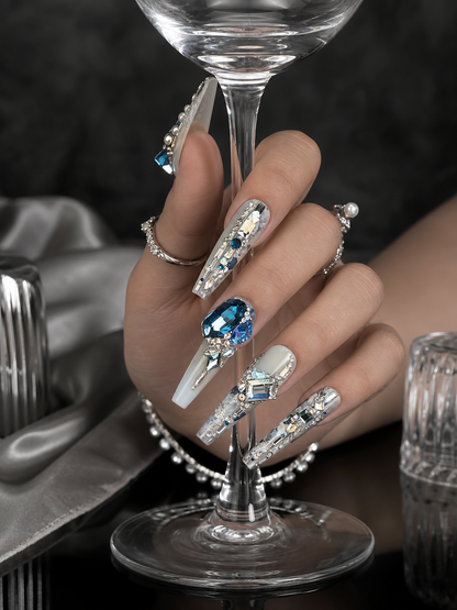 Sapphire Sovereign | LUMlix Haute Nail