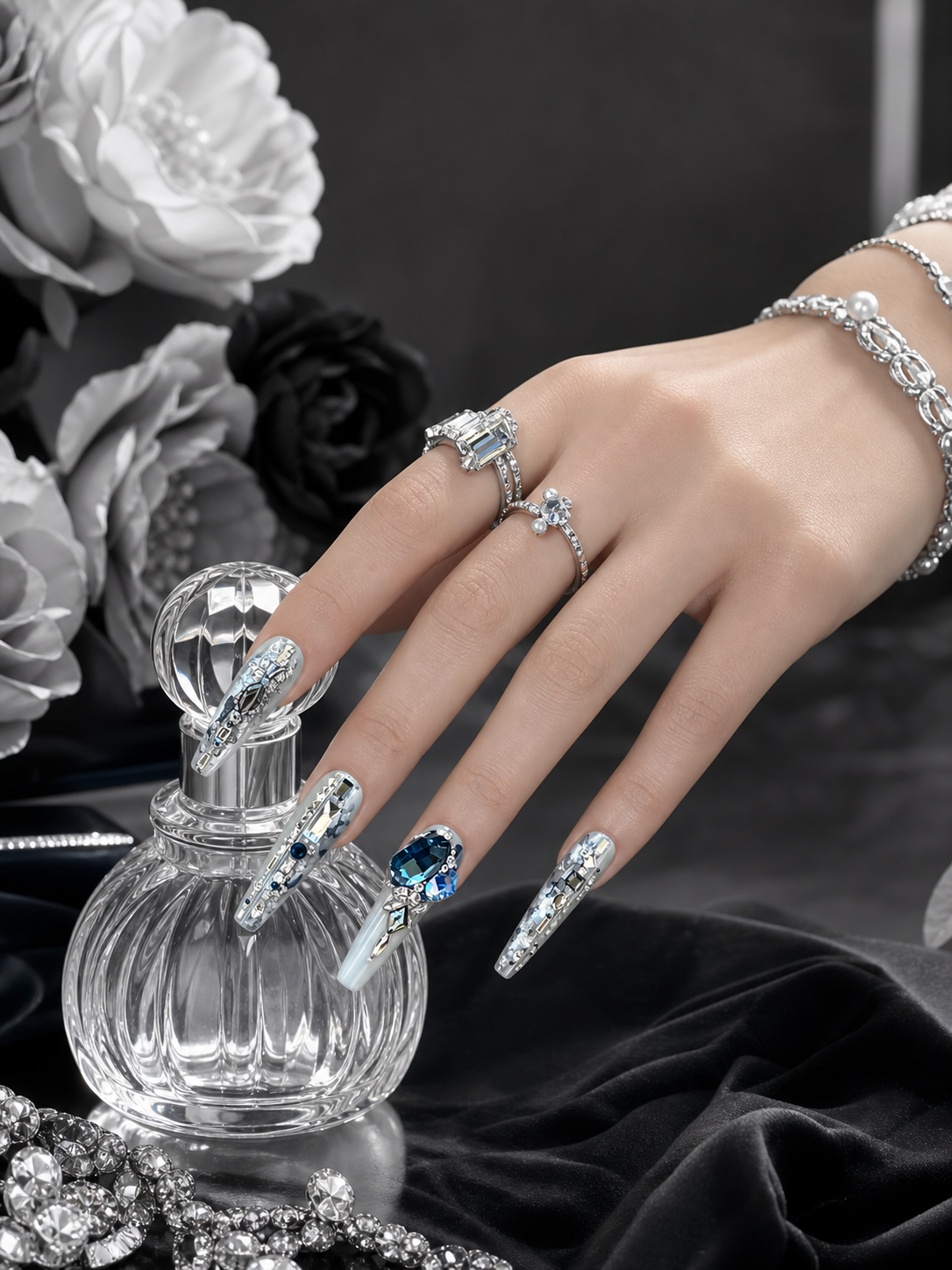Sapphire Sovereign | LUMlix Haute Nail